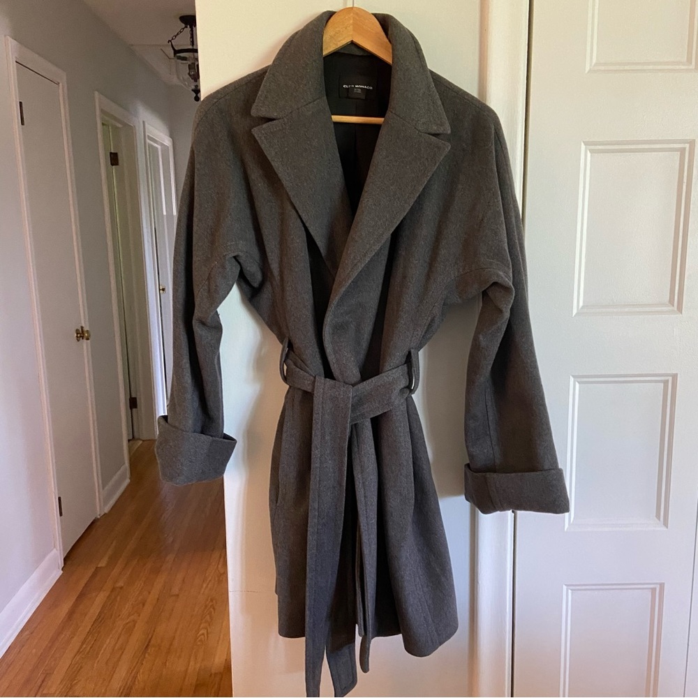 CLUB MONACO wool-cashmere blend coat